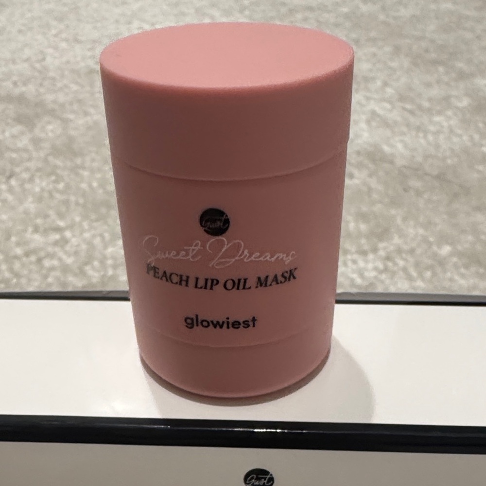 Glowiest Peach Lip Oil Mask, 14.8ml/0.5FL. OZ., New